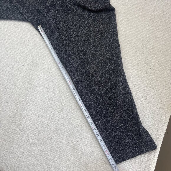 Calvin Klein Dark Black & White Dot AOP Dress Pants Women’s Size 14 Read* - Picture 12 of 15